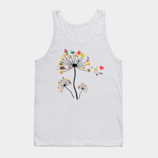 Garden dandelion Tank Top